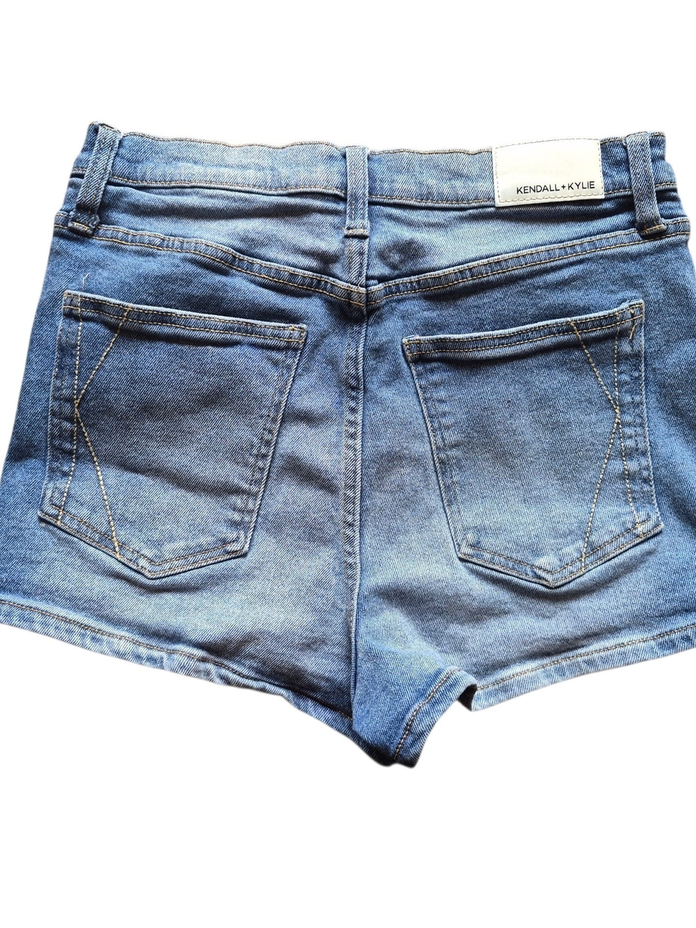 Kendall & Kylie Light Blue Denim High-Rise Jean Shorts